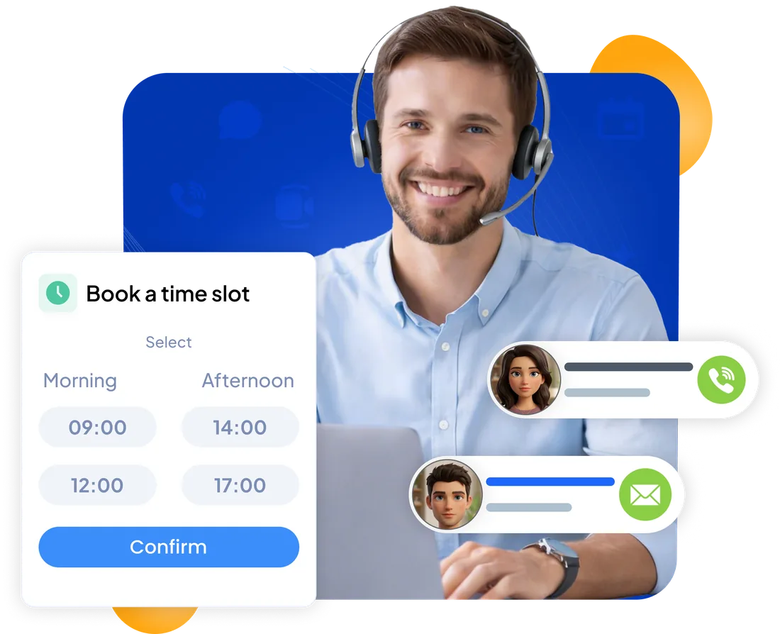 Book a time slot to talk to a Dirigeoo expert